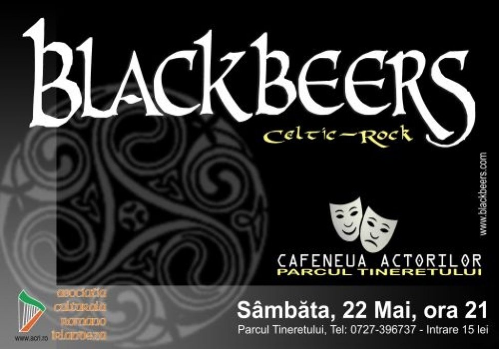 Concert Blackbeers la Cafeneaua Actorilor