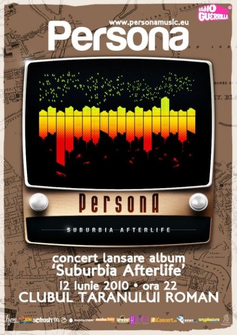Trupa Persona lanseaza primul album - Suburbia Afterlife