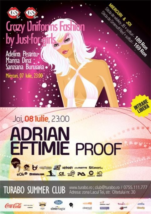 Crazy Uniforms Fashion & Mix Summer Nights cu Adrian Eftimie
