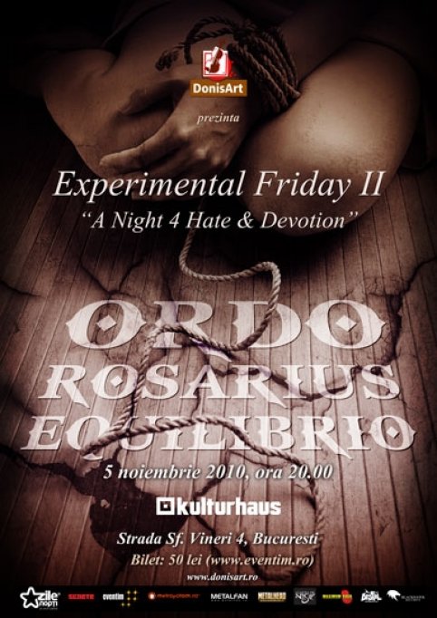 Ordo Rosarius Equilibrio si Kinbaku Art @ Experimental Friday II