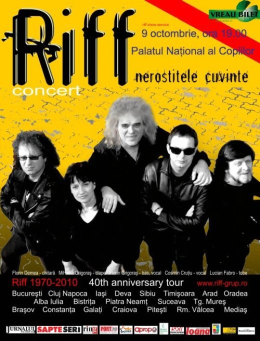 RIFF - Nerostitele Cuvinte - concert aniversar - 40 de ani de activitate!