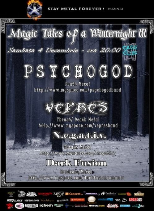 Magic Tales of a Winternight lll - Psychogod, Vepres, N.e.g.a.t.i.v., Dark Fusion