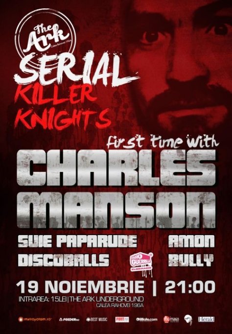 Serial Killer Knights Party - petreceri criminale la The Ark