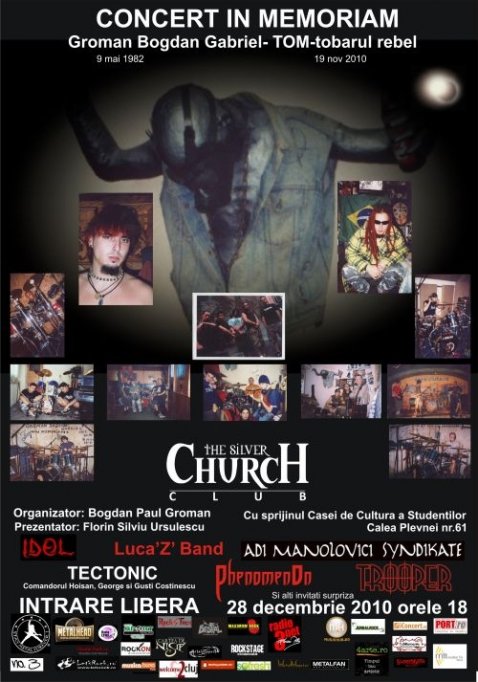 Concert in memoriam Groman Bogdan Gabriel/TOM - tobarul rebel