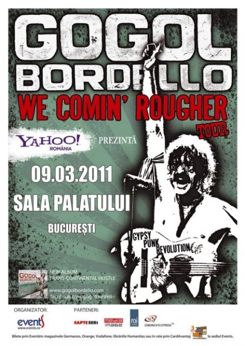 Gogol Bordello revine la Bucuresti