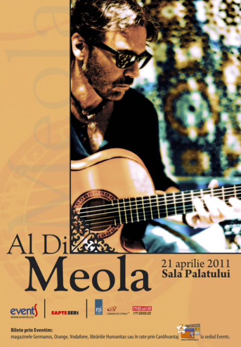 Al Di Meola New World Sinfonia Tour: un nou concert de exceptie la Bucuresti!
