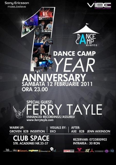 Aniversare 1 an Dance Camp cu Ferry Tayle