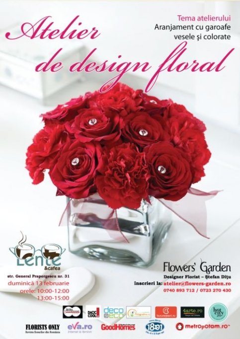 Atelier de design floral dedicat garoafelor