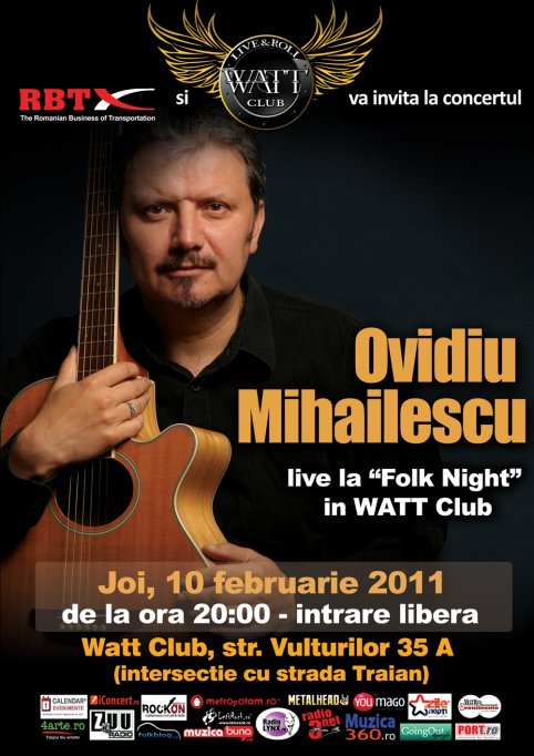 Concert Ovidiu Mihailescu @ Club Watt