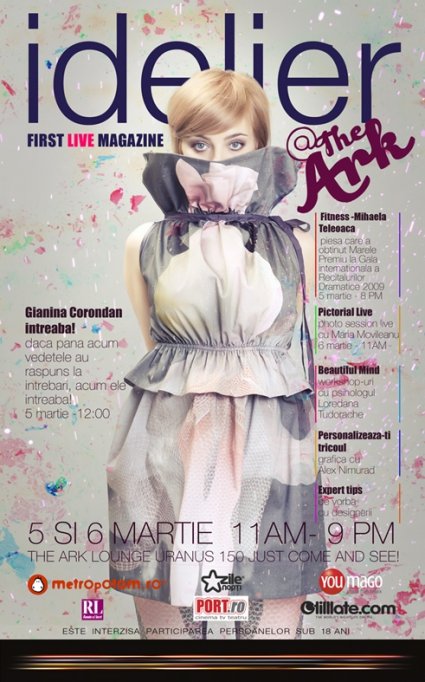 Idelier @ The Ark – Lansarea oficiala a primei reviste glossy live din Romania