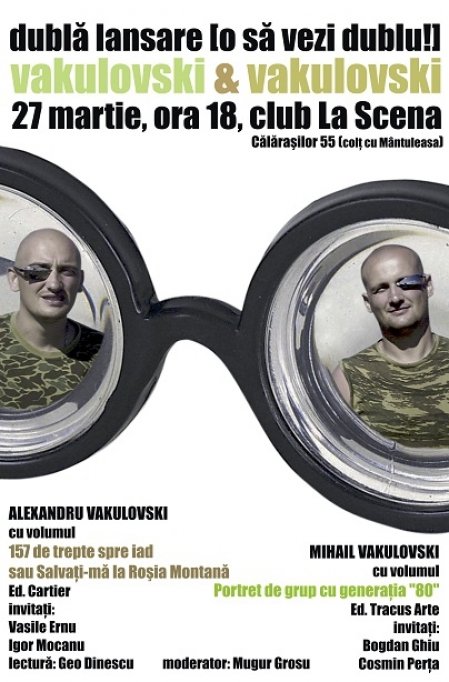 Dubla lansare de carte: Vakulovski & Vakulovski