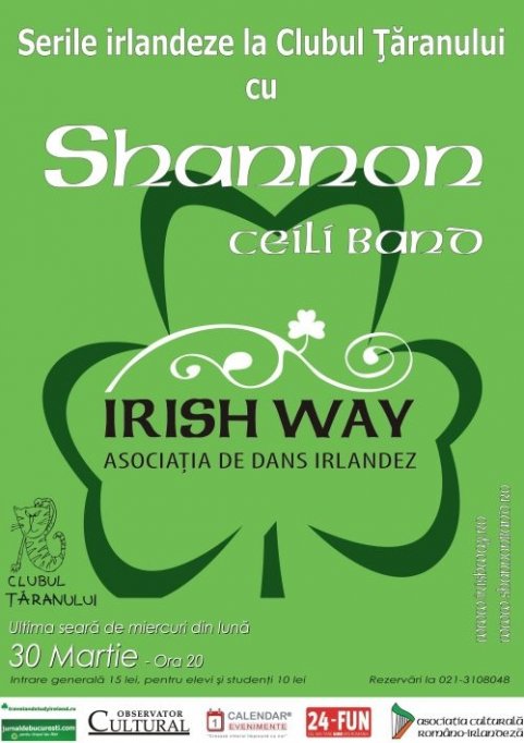 Shannon Ceili Band si Irish Way @ Clubul Taranului