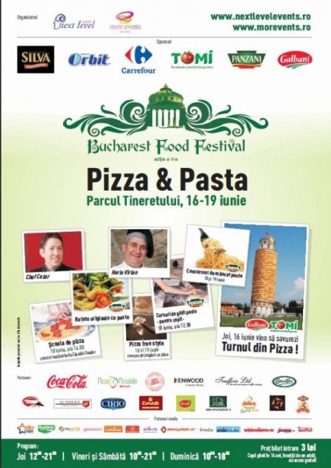 Bucharest Food Festival: PIZZA & PASTA
