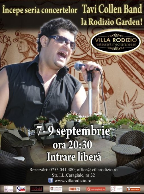 Concert Tavi Collen Band @ Rodizio Garden