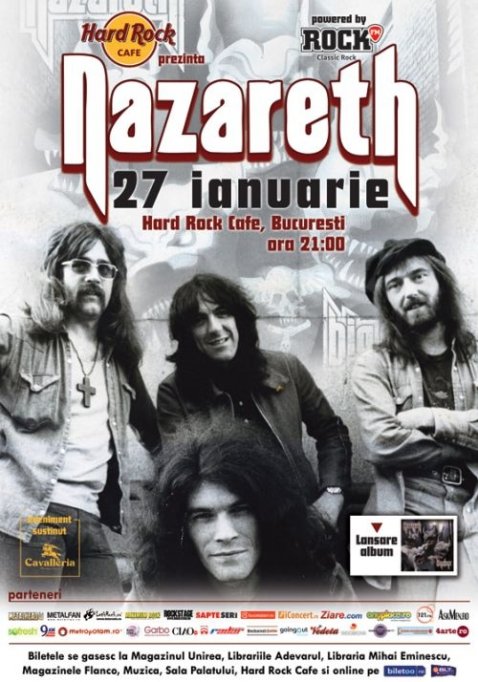 Legenda rock Nazareth live @ Hard Rock Cafe