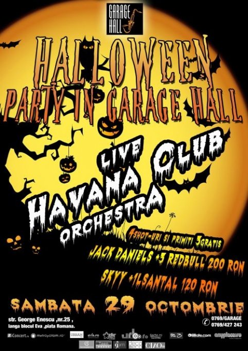Halloween Party in Garage Hall!