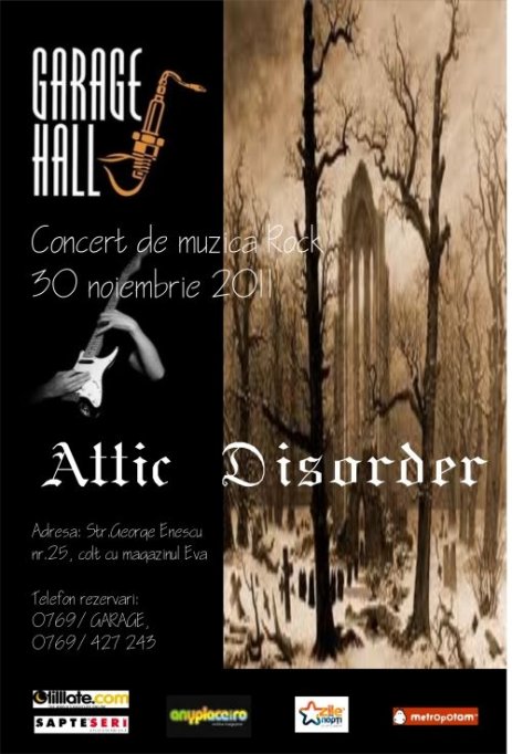 Concert Attic Disorder in Garage Hall
