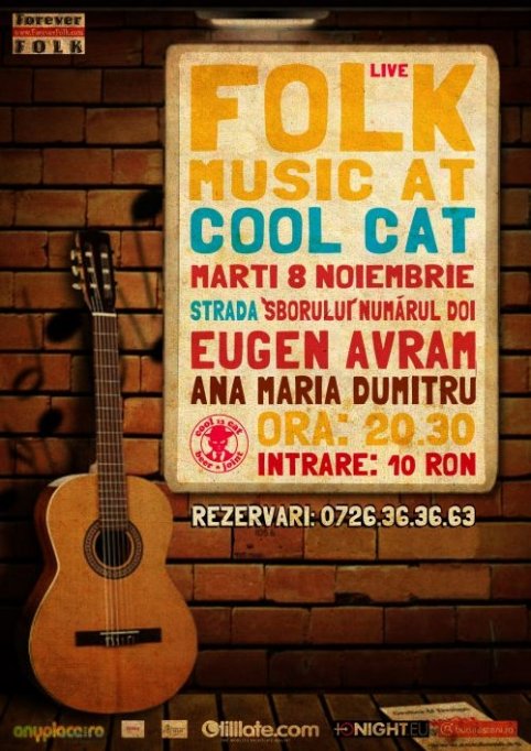 Folk Music: Eugen Avram si Ana Maria Dumitru @ Cool Cat
