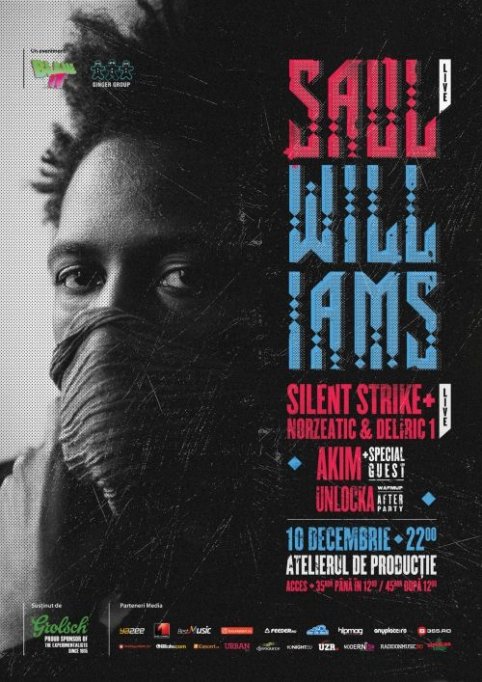 Saul Williams [LIVE] la Bucuresti