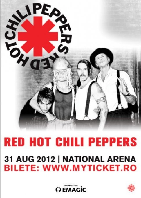 Red Hot Chili Peppers live in premiera in Romania