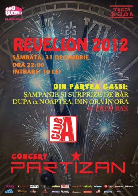 Revelion 2012 cu Partizan @ Club A