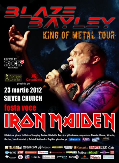 Fosta voce Iron Maiden, Blaze Bayley, concerteaza in Silver Church