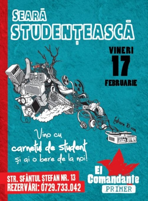 Seara studenteasca in El Primer Comandante