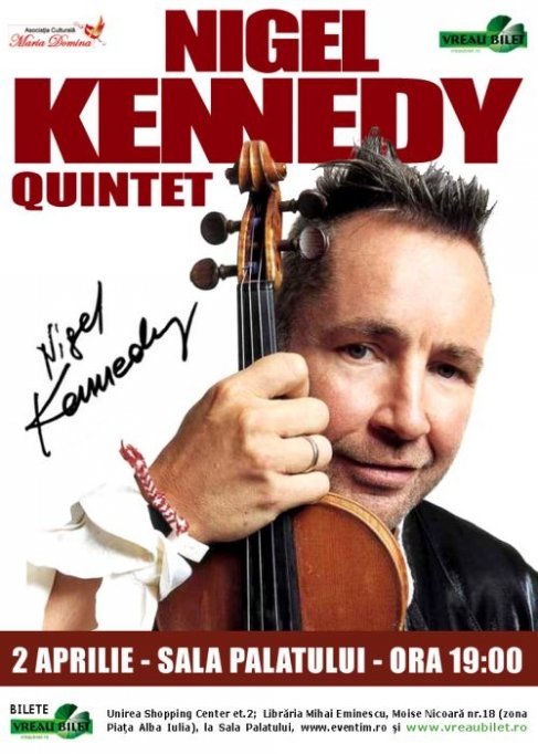 Concert Nigel Kennedy la Sala Palatului
