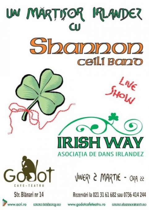 Martisor Irlandez cu Shannon Ceili Band si Irish Way