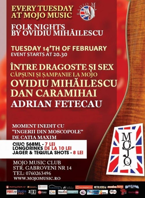 Sampanie si capsuni la Mojo cu Ovidiu Mihailescu si Dan Caramihai