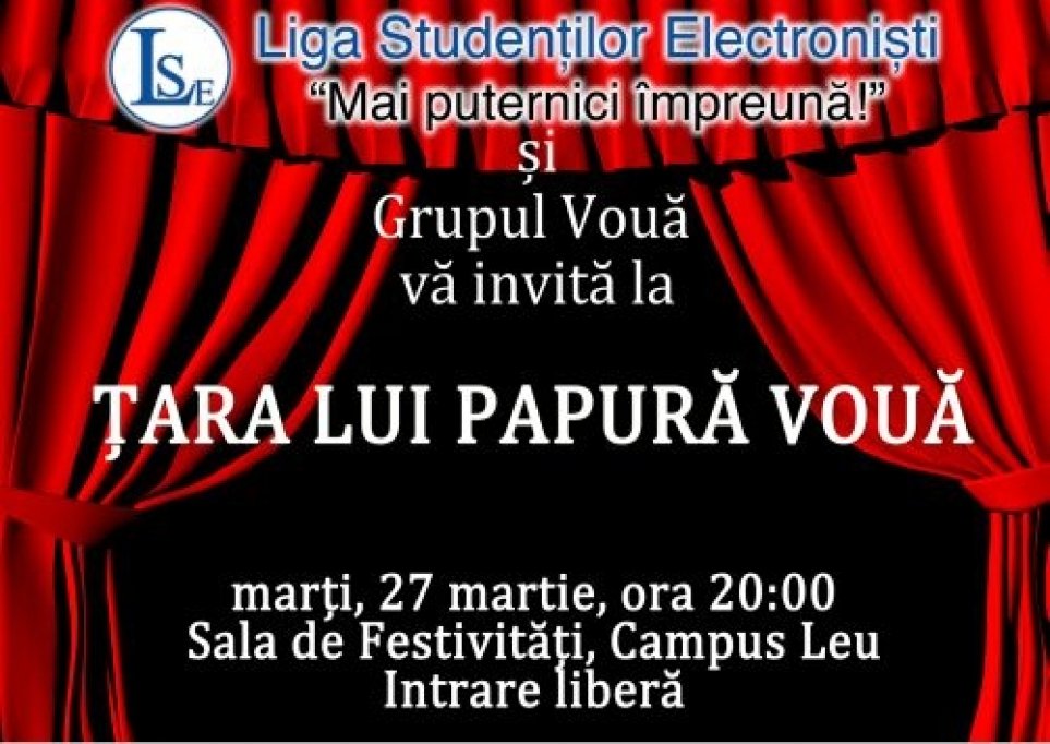 Grupul Voua va invita in Tara lui Papura Voua