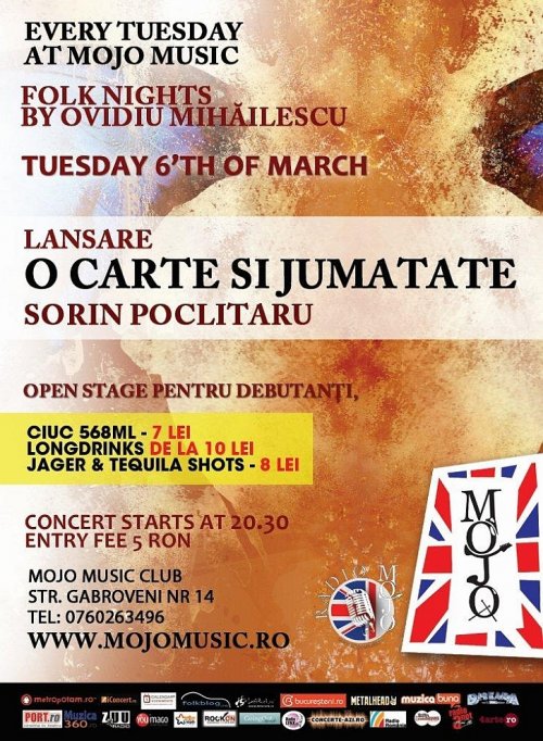 Lansare de carte - Sorin Poclitaru: "O carte si jumatate"