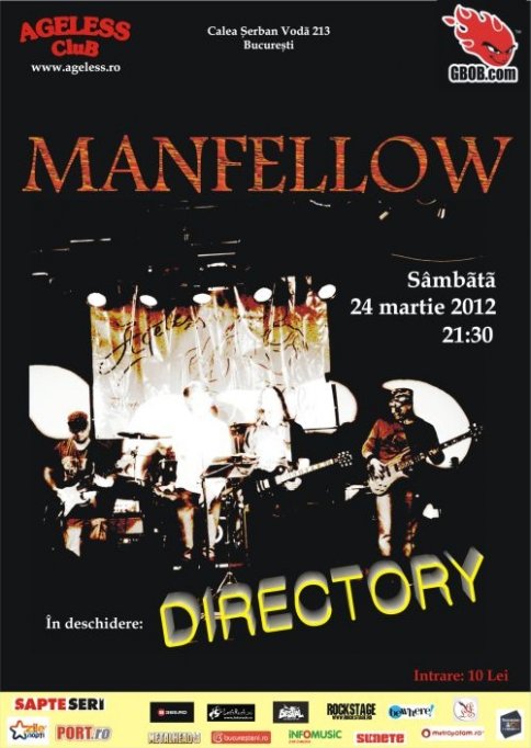 Manfellow si Directory concerteaza in Ageless Club