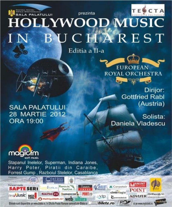 Paula Seling canta in deschiderea Hollywood Music in Bucharest 2012