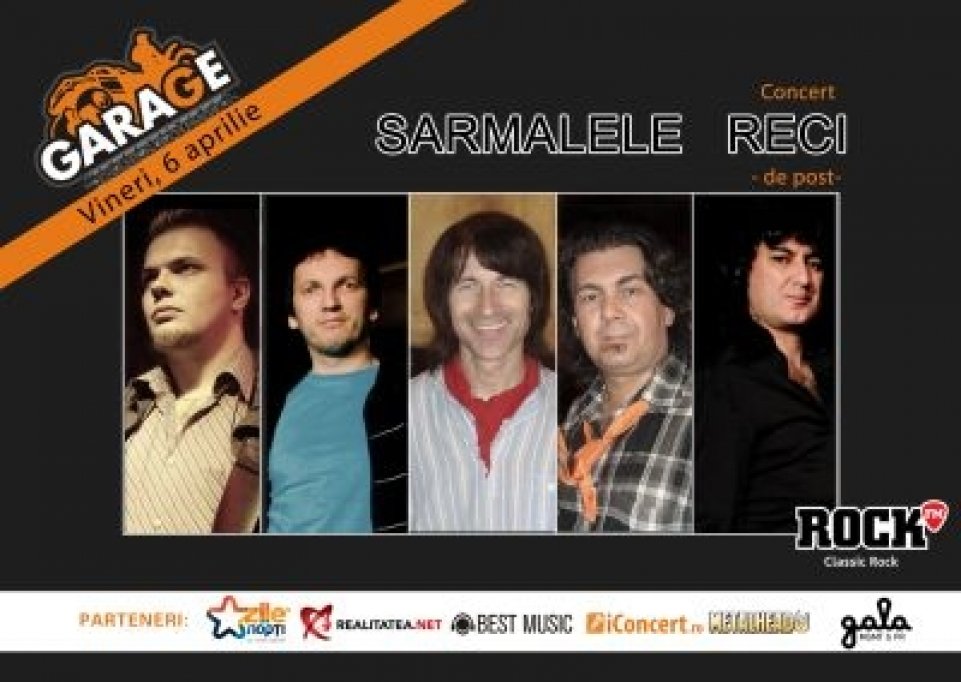 Sarmalele Reci concerteaza in Garage Club