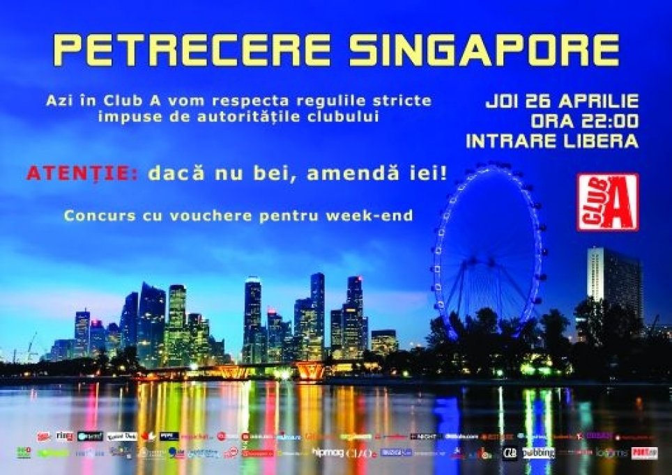 Petrecere Singapore in Club A