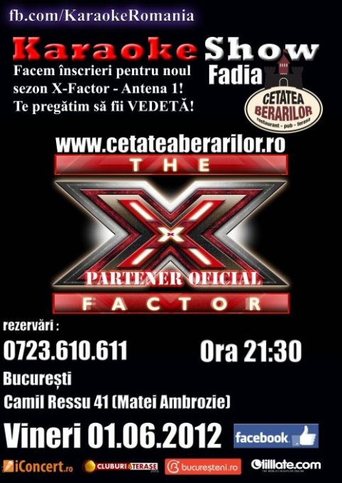 Pre-Inscrieri auditii X Factor @ KaraokeShow