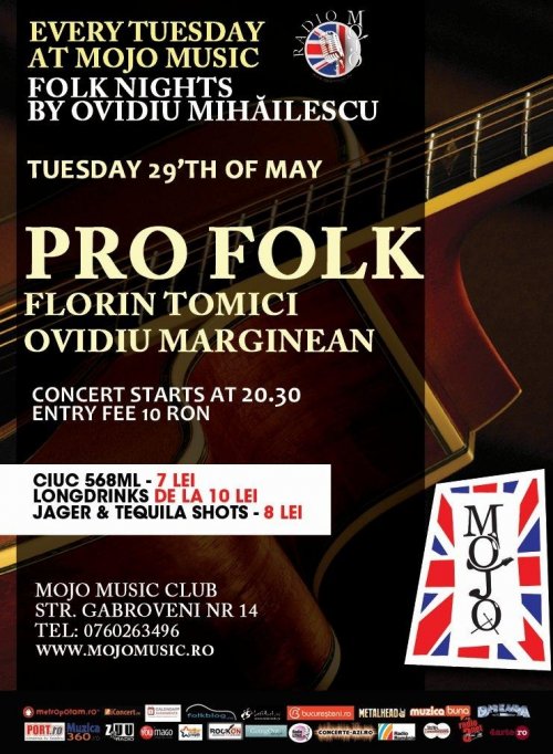Trupa PRO FOLK (Florin Tomici si Ovidiu Marginean) in Mojo