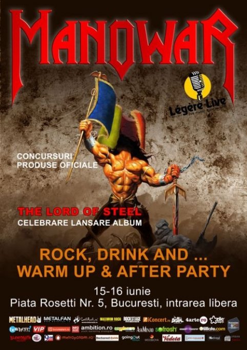 Warm up & after party MANOWAR @ Legere Live
