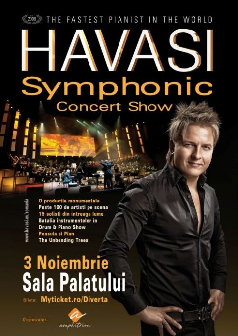 Havasi revine la Bucuresti cu Symphonic Concert Show