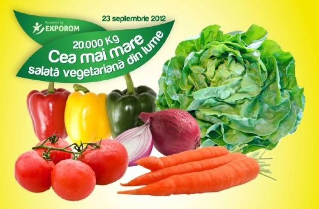 Romania se pregateste de un nou record: cea mai mare salata din lume