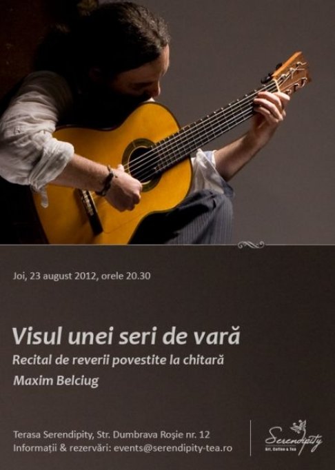 Visul unei seri de vara cu Maxim Belciug @ Serendipity