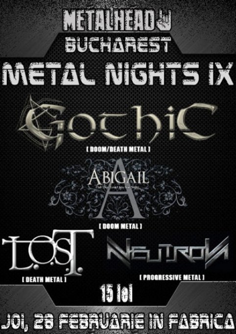 Bucharest Metal Nights - editia numarul 9