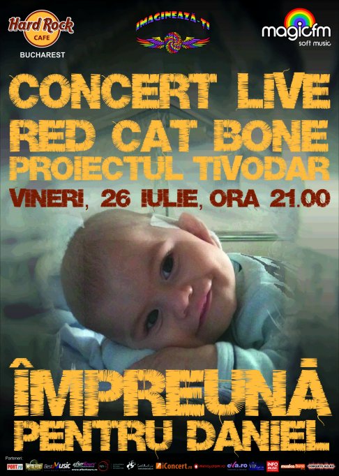 Concert caritabil cu Red Cat Bone si Proiectul Tivodar