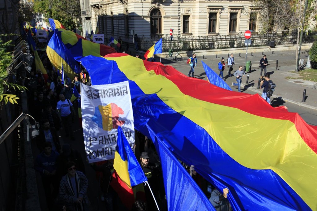 Romanii au manifestat pentru Unire