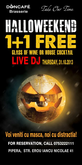 Petrecere de Halloween la Doncafe Pipera!