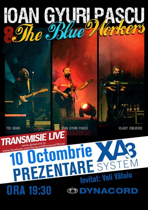 Concert LIVE Ioan Gyuri Pascu & The Blue Workers