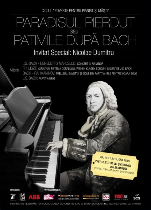Patimile dupa Bach, la Bucuresti