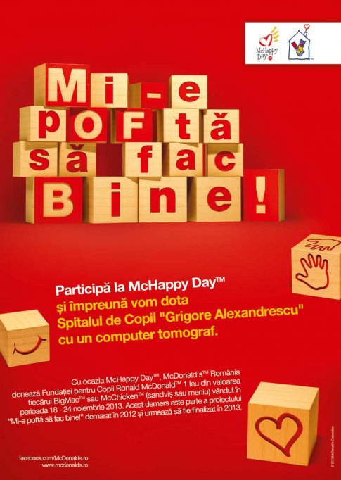 „Mi-e poftă să fac bine” Un proiect de strângere de fonduri în beneficiul Spitalului pentru Copii “Grigore Alexandrescu”