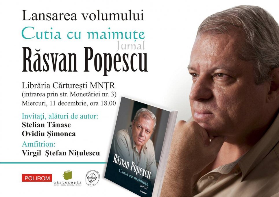 Cutia cu maimute - Jurnal de Rasvan Popescu